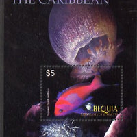 St Vincent - Bequia 2009 Marine Life of the Caribbean perf m/sheet unmounted mint