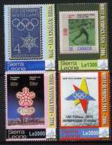 Sierra Leone 2006 Turin Winter Olympics set of 4 unmounted mint, SG 4441-44