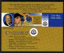Tanzania 2005 Centenary of FIFA perf m/sheet (Gianfranco Zola) unmounted mint, SG MS2624