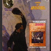 Tanzania 2005 Death Centenary of Jules Verne perf m/sheet (The Mysterious Island) unmounted mint, SG MS2467a
