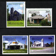 Micronesia 2007 Christmas set of 4 Churches unmounted mint