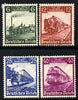 Germany 1935 Railway Centenary set of 4 mounted mint SG 577-80