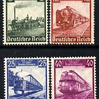 Germany 1935 Railway Centenary set of 4 mounted mint SG 577-80