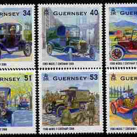 Guernsey 2008 Centenary of the Ford Model T perf set of 6 unmounted mint SG 1242-7