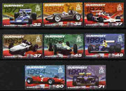 Guernsey 2007 British Formula 1 World Champions perf set of 8 unmounted mint SG 1165-72