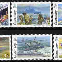 Guernsey 2007 25th Anniversary of Battle for the Falkland Islands perf set of 6 unmounted mint SG 1142-7