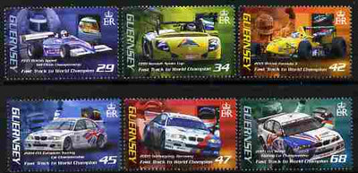 Guernsey 2006 Andy Priaulx's Motor Racing Victories perf set of 6 unmounted mint SG 1103-8