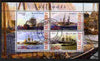 Malawi 2010 Tall Ships #02 perf sheetlet containing 4 values fine cto used