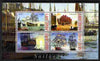 Malawi 2010 Tall Ships #03 perf sheetlet containing 4 values unmounted mint