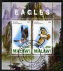 Malawi 2010 Eagles perf sheetlet containing 2 values fine cto used