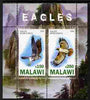 Malawi 2010 Eagles perf sheetlet containing 2 values unmounted mint