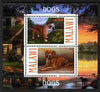 Malawi 2010 Dogs #02 perf sheetlet containing 2 values unmounted mint