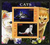 Malawi 2010 Domestic Cats #04 imperf sheetlet containing 2 values unmounted mint