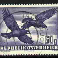 Austria 1950-53 Birds 60g Rooks fine cds used, SG 1215