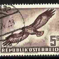 Austria 1950-53 Birds 5s Buzzard fine cds used, SG 1219