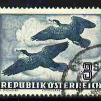 Austria 1950-53 Birds 3s Cormorants fine cds used, SG 1218
