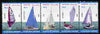 Pakistan 1999 9th Asian Sailing Championships strip of 5 unmounted mint SG 1082-6