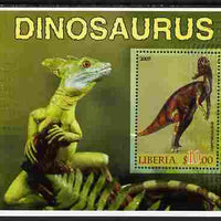 Liberia 2005 Dinosaurs #6 perf souvenir sheet unmounted mint