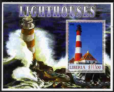 Liberia 2005 Lighthouses #02 perf m/sheet unmounted mint