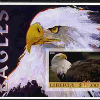 Liberia 2005 Eagles #02 imperf m/sheet unmounted mint