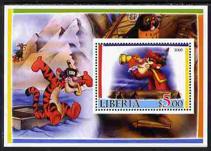 Liberia 2005 Disney's Tigger perf m/sheet #1 unmounted mint