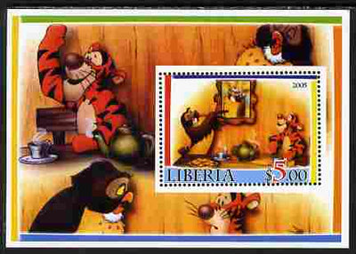Liberia 2005 Disney's Tigger perf m/sheet #3 unmounted mint