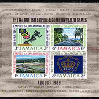 Jamaica 1966 British Empire & Commonwealth Games per m/sheet unmounted mint, SG MS 258