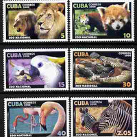Cuba 2008 National Zoo perf set of 6 unmounted mint