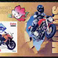 Cuba 2009 Motorcycles imperf m/sheet unmounted mint