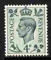 Great Britain 1937-47 KG6 4d grey-green unmounted mint, SG 468