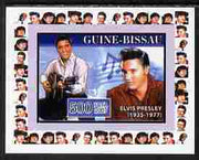 Guinea - Bissau 2007 Music Stars - Elvis Presley individual imperf deluxe sheet unmounted mint. Note this item is privately produced and is offered purely on its thematic appeal, similar to Yv 2319