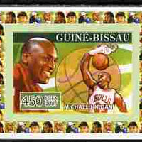 Guinea - Bissau 2007 Sportsmen of the Century - Michael Jordan individual imperf deluxe sheet unmounted mint. Note this item is privately produced and is offered purely on its thematic appeal, similar to Yv 2282