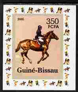 Guinea - Bissau 2006 Sports - Equestrian individual imperf deluxe sheet unmounted mint. Note this item is privately produced and is offered purely on its thematic appeal