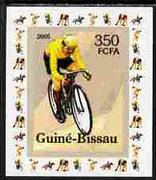 Guinea - Bissau 2006 Sports - Cycling individual imperf deluxe sheet unmounted mint. Note this item is privately produced and is offered purely on its thematic appeal
