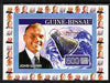 Guinea - Bissau 2007 John Glenn #2 individual imperf deluxe sheet unmounted mint. Note this item is privately produced and is offered purely on its thematic appeal, as Yv 2291