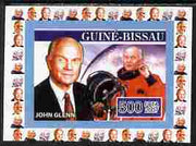 Guinea - Bissau 2007 John Glenn #3 individual imperf deluxe sheet unmounted mint. Note this item is privately produced and is offered purely on its thematic appeal, as Yv 2292