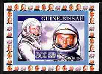Guinea - Bissau 2007 John Glenn #4 individual imperf deluxe sheet unmounted mint. Note this item is privately produced and is offered purely on its thematic appeal, as Yv 2293