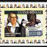 Guinea - Bissau 2007 Ornithologists #1 - James Audubon individual imperf deluxe sheet unmounted mint. Note this item is privately produced and is offered purely on its thematic appeal, as Yv 2314