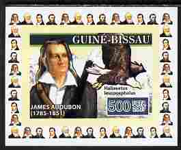 Guinea - Bissau 2007 Ornithologists #1 - James Audubon individual imperf deluxe sheet unmounted mint. Note this item is privately produced and is offered purely on its thematic appeal, as Yv 2314