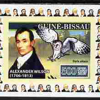Guinea - Bissau 2007 Ornithologists #2 - Alexander Wilson individual imperf deluxe sheet unmounted mint. Note this item is privately produced and is offered purely on its thematic appeal, as Yv 2315