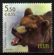 Estonia 2009 Brown Bear 5k50 unmounted mint
