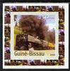 Guinea - Bissau 2003 Locomotives individual imperf deluxe sheet #01 unmounted mint, as Mi 2644