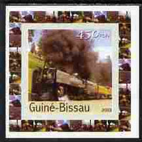 Guinea - Bissau 2003 Locomotives individual imperf deluxe sheet #01 unmounted mint, as Mi 2644