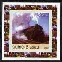 Guinea - Bissau 2003 Locomotives individual imperf deluxe sheet #02 unmounted mint, as Mi 2645