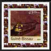 Guinea - Bissau 2003 Locomotives individual imperf deluxe sheet #03 unmounted mint, as Mi 2646