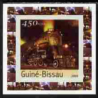 Guinea - Bissau 2003 Locomotives individual imperf deluxe sheet #05 unmounted mint, as Mi 2648