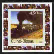 Guinea - Bissau 2003 Locomotives individual imperf deluxe sheet #06 unmounted mint, as Mi 2649