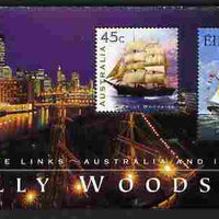 Australia & Ireland 1999 Joint Issue perf m/sheet depicting Polly Woodside unmounted mint SG MS 1850
