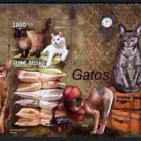 Guinea - Bissau 2010 Domestic Cats perf s/sheet unmounted mint