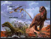 Guinea - Bissau 2010 Dinosaurs perf s/sheet unmounted mint